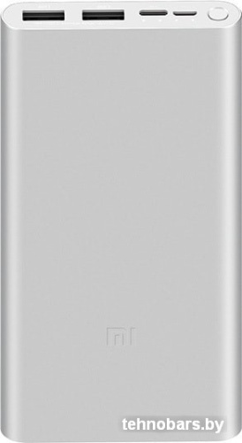 Портативное зарядное устройство Xiaomi Mi Power Bank 3 PLM13ZM 10000mAh (серебристый) фото 3