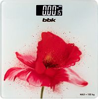 Напольные весы BBK BCS3003G (белый/красный)