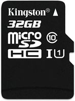 Карта памяти Kingston microSDHC (Class 10) U1 32GB [SDCIT/32GBSP]