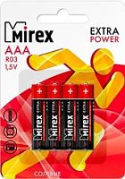 Батарейки Mirex Extra Power AAA 4 шт ER03-E4