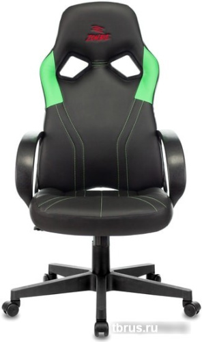 Кресло Бюрократ Zombie Runner (черный/зеленый) фото 4