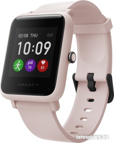 Умные часы Amazfit Bip S Lite (розовый) фото 3