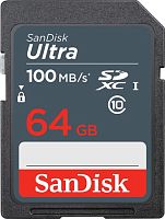 Карта памяти SanDisk Ultra SDXC SDSDUNR-064G-GN3IN 64GB