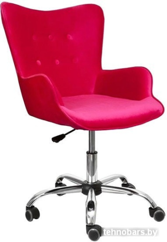 Кресло AksHome Белла (розовый велюр) фото 3