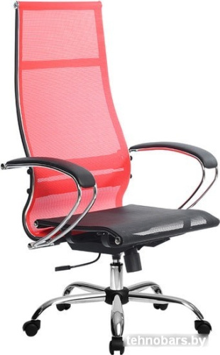 Кресло Metta SK-1-BK Комплект 7, Ch ов/сечен (пластиковые ролики, красный) фото 3