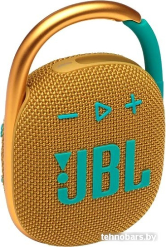 Беспроводная колонка JBL Clip 4 (желтый) фото 3
