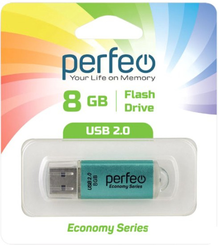 USB Flash Perfeo E01 8GB (зеленый) фото 5