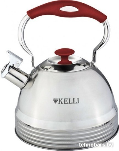 Чайник со свистком KELLI KL-4323 (красный) фото 3