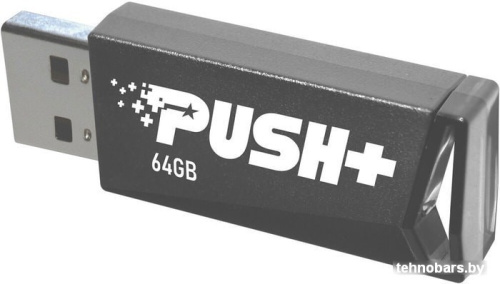 USB Flash Patriot Push+ 64GB (черный) фото 5