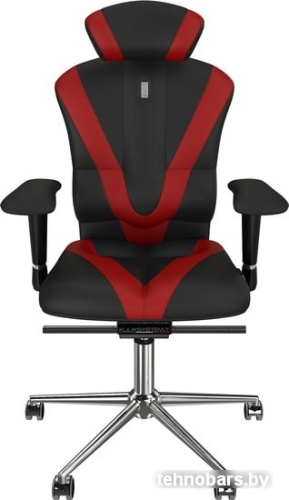 Кресло Kulik System Victory (с подголовником, красный/черный) фото 3