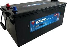 Автомобильный аккумулятор Hawk 240 (3) евро +/- HSMF-74050