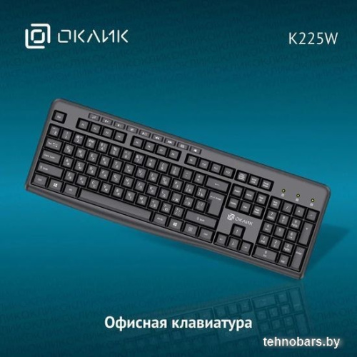 Клавиатура Oklick K225W (черный) фото 4