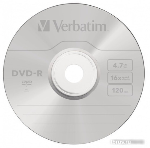 DVD-R диск Verbatim 4.7Gb 16x Verbatim Matt Silver SlimCase 043547 фото 4