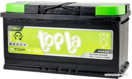 Автомобильный аккумулятор Topla TOP AGM Stop&Go TAG95 (95 А·ч) фото 3