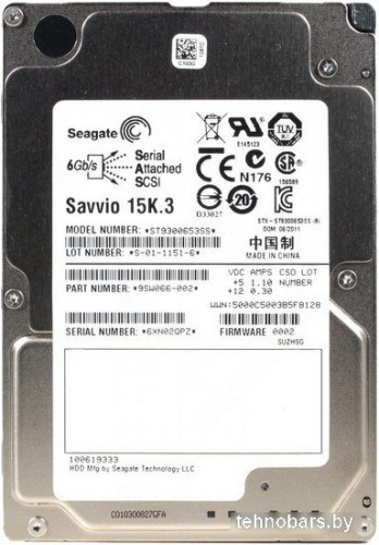 Жесткий диск Seagate Savvio 15K.3 300GB (ST9300653SS) фото 3