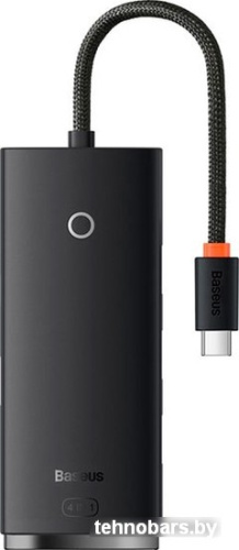USB-хаб Baseus Lite Series 4-Port USB A - Type C WKQX030301 (0.25 м, черный) фото 3