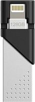 USB Flash Silicon-Power xDrive Z50 128GB (черный/серебристый)