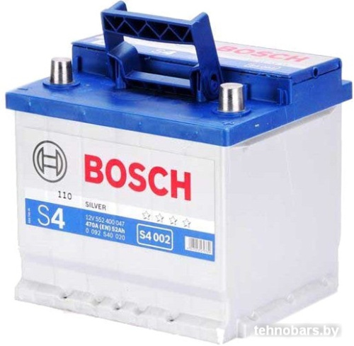 Автомобильный аккумулятор Bosch S4 002 (552400047) 52 А/ч фото 4