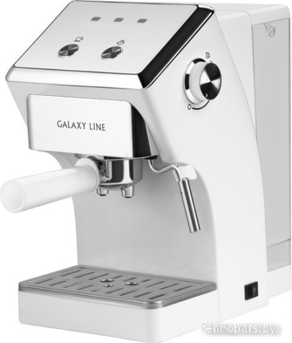 Рожковая кофеварка Galaxy Line GL0756 (белый) фото 3