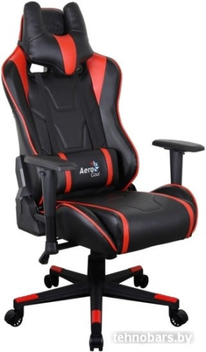 Кресло AeroCool AC220 AIR (черный/красный) фото 4