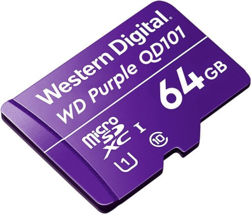 Карта памяти WD Purple SC QD101 microSDXC WDD064G1P0C 64GB фото 4