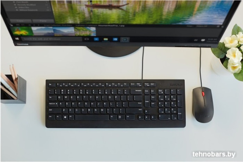 Клавиатура + мышь Lenovo Essential Wired Combo фото 5