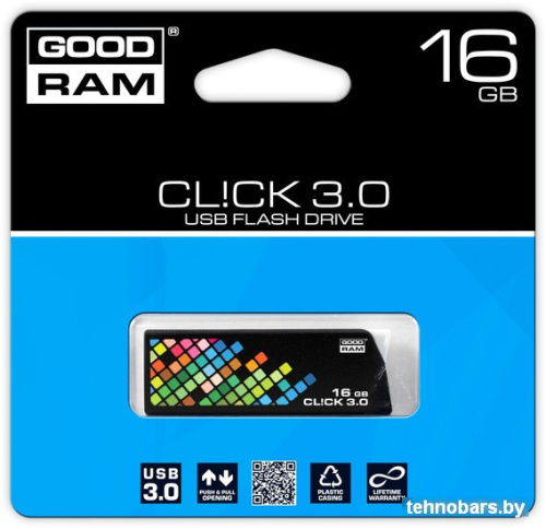 USB Flash GOODRAM Cl!ck 3.0 16GB (PD16GH3GRCLKR9) фото 5