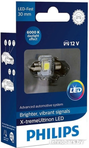 Светодиодная лампа Philips C5W X-tremeUltinon LED 1шт фото 3