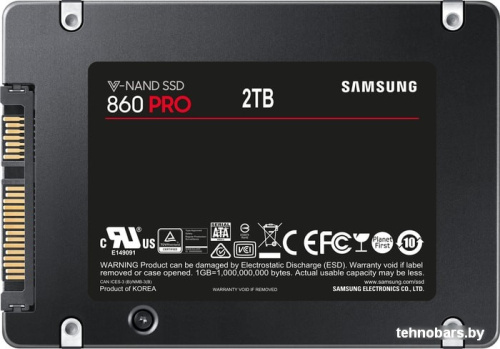 SSD Samsung 860 Pro 2TB MZ-76P2T0 фото 4