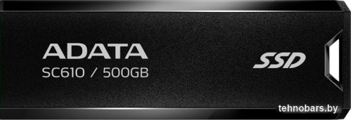 Внешний накопитель ADATA SC610 500GB SC610-500G-CBK/RD фото 3