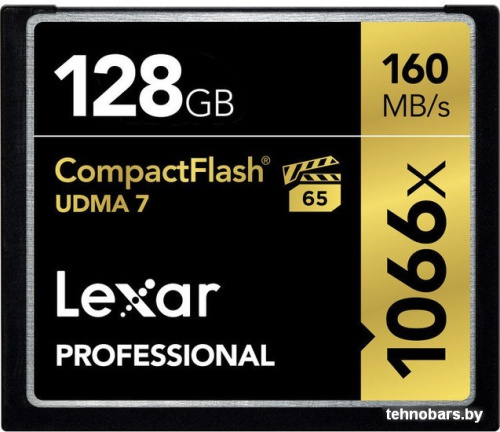 Карта памяти Lexar Professional 1066x CompactFlash LCF128CRB1066 128GB фото 3