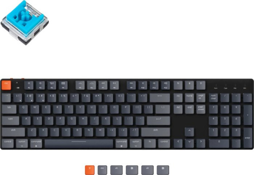 Клавиатура Keychron K5 SE RGB K5SE-E2 (Keychron Low Profile Optical Blue, нет кириллицы)