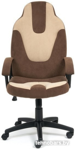 Кресло TetChair Neo 3 (флок, коричневый/бежевый) фото 4