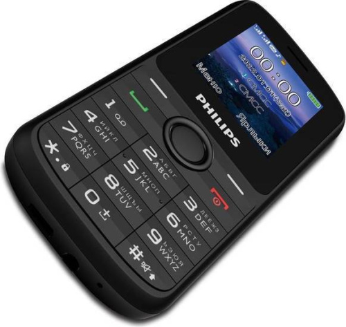 Кнопочный телефон Philips Xenium E2101 (черный) фото 5