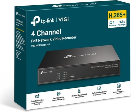 Сетевой видеорегистратор TP-Link Vigi NVR1004H-4P фото 4