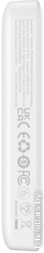 Внешний аккумулятор Baseus Magnetic Mini Air Wireless Fast Charge Power Bank 20W 10000mAh (белый) фото 5