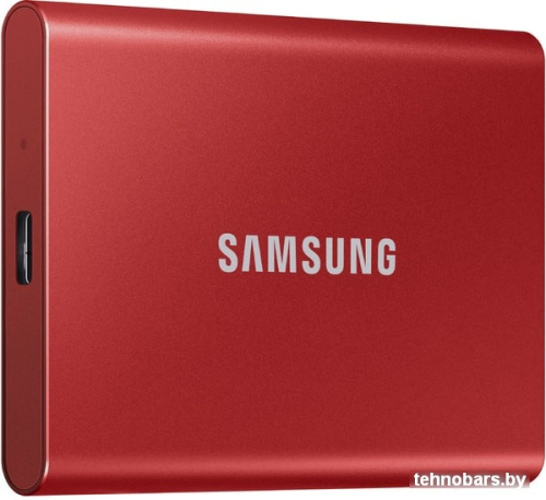 Внешний накопитель Samsung T7 500GB (красный) фото 4