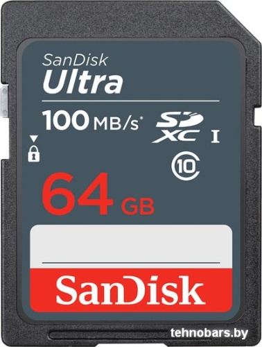 Карта памяти SanDisk Ultra SDXC SDSDUNR-064G-GN3IN 64GB фото 3