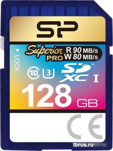 Карта памяти Silicon-Power Superior Pro SDXC SP128GBSDXCU3V10 128GB фото 3