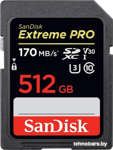 Карта памяти SanDisk Extreme PRO SDXC SDSDXXY-512G-GN4IN 512GB фото 3
