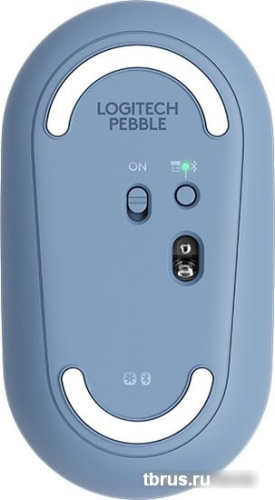 Мышь Logitech M350 Pebble (голубой) фото 6