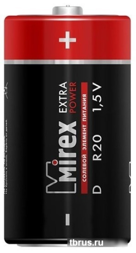 Батарейка Mirex Extra Power D 2 шт 23702-ER20-S2 фото 4