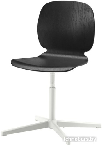 Офисный стул Ikea Свен-Бертиль 993.031.02 (черный/бальсбергет белый) фото 3