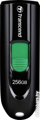 USB Flash Transcend JetFlash 790C 256GB (черный/зеленый) фото 3