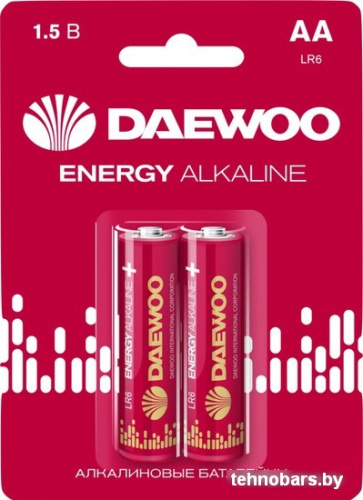 Батарейка Daewoo Energy Alkaline AA 2 шт. 5029750 фото 3