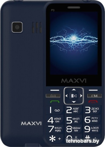 Мобильный телефон Maxvi P3 (синий) фото 3