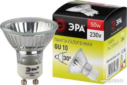 Галогенная лампа ЭРА GU10-JCDR (MR16) -50W-230V C0027386 фото 3