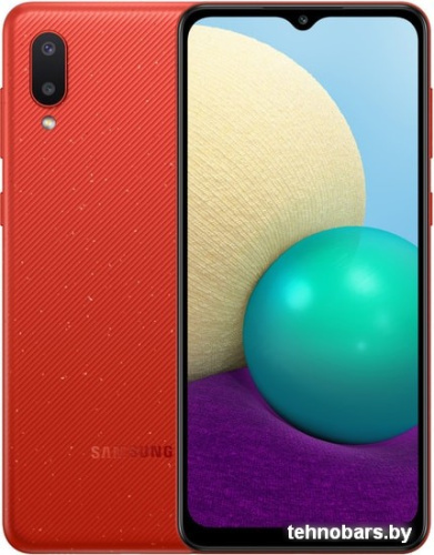 Смартфон Samsung Galaxy A02 SM-A022G/DS 2GB/32GB (красный) фото 3