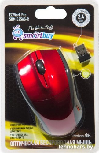 Мышь SmartBuy 325AG Red (SBM-325AG-R) фото 5