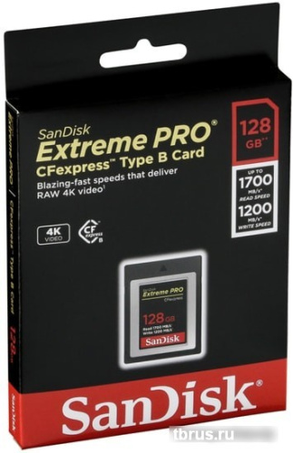 Карта памяти SanDisk Extreme Pro CFexpress Type B SDCFE-128G-GN4NN 128GB фото 6